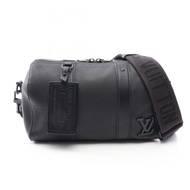 【二手】LOUIS VUITTONCity Keepall 單肩包 M59255 黑色皮革 男士 City Keepall 二手 B