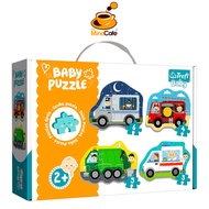 Trefl Baby Classic Jigsaw Puzzle (Set of 3.4, 5 & 6 pcs):  Vehicles and Jobs (36071)