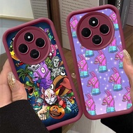 Wine Red Case for Xiaomi Redmi 14C Note 9 POCO C75 M2 Z-39 Fortnite game