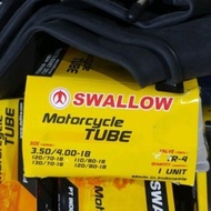 Swallow Motorcycle Inner Tube 350/400-18 | For Motorcycle Size 110/80-18 | 120/70-18 | 120/80-18 | 1