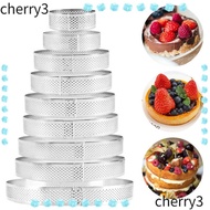 CHERRY Cake Mold Perforated DIY French Dessert Mousse Circle Mould