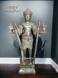 พระศิวะองค์ใหญ่ เทวรูปขอม Shiva88cm brass wide50cm high88cm