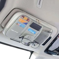 Car Sun Visor Storage Bag Leather Multi-function Customized For BAIC Senova X65 Beijing BJ20 EV5 BJ4