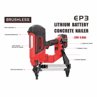 YLW8 On stock High Quality EP3 DIY Industrial Battery Powered Nail Gun Brushless Motor Concrete Nail