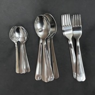 DRAGON Spoon/Fork/Knife/Teaspoon (Set of 4) & (Set of 18) Stainless Steel Cutlery Set Kutleri