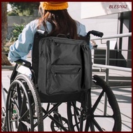 [Blesiya2] Wheelchair Backpack Bag Wheelchair Pouch for Senior Elderly Wheelchair Users