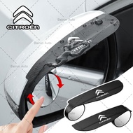 2pcs Car Mirror Rain Shield Blind Spot Mirrors Reversing Mirror Rain Eyebrow for Citroen C1 3 6 BX C