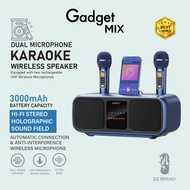 Gadget Mix Diginut DK-300 Dual Microphone Karaoke Wireless Speaker Blue