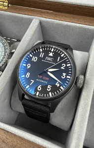 [不議價] IWC 萬國 Big Pilot 43 Top Gun 大飛 陶瓷錶殼 95%新 IW329801