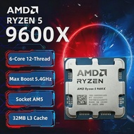 AMD | AMD Ryzen 5 9600X 100% AMD R5 9600X CPU Max Boost Up to 5.4GHz 6 Cores 12 Threads 32MB L3 Cach