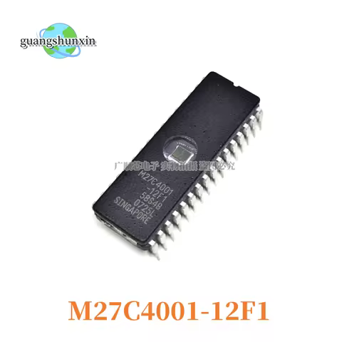 10pcs/lots M27C4001-10F1 M27C4001-12F1 M27C4001 27C4001 DIP32 32W 4M 512Kx8 120ns erasable programma