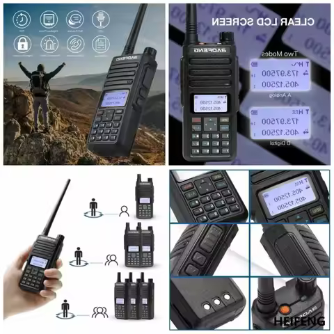 Baofeng Dmr Walkie Talkie Dr-1801 Dual Time Slot Digital Ham Radio Dmr 1801 Tier I&ii Portable Cb Tw