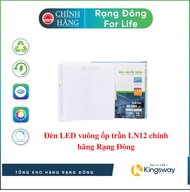 Đèn LED vuông ốp trần LN12 chính hãng Rạng Đông