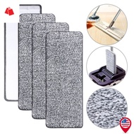 BK-1PC Flat Mop Replacement Cloth/ Durable Microfiber Squeeze Mop Replacement Head for Living Room K