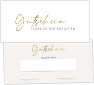 25 Blank Vouchers to Fill Yourself Nail Studio Hairdresser Cosmetics Massage Wellness Foot Care Blan