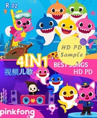 USB pendrive cartoon song baby shark pink fong