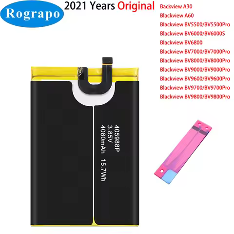 100% Original Battery For Blackview A30 A60 BV5500 BV5800 BV6000 BV6000S BV6800 BV7000 BV8000 BV9000