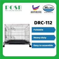 DR. CAGE DRC-112  2 Door Pet Cages Wrought Iron with Powder Coating / Dog Cage / Sangkar Anjing