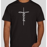 2025 Jesus Cross Tshirt Christian Religious Faith Disciple Church Tee