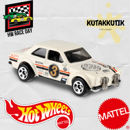 Hot Wheels 70 Ford Escort RS1600 Putih HW Race Day