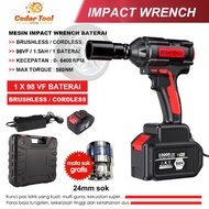 98Vf impact baterai torsi besar impek pembuka baut motor/mobil mesin impact wrench murah inpek cas p