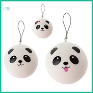 CRE Cute Panda Squishy Steamed Bun Bag Phone Pendant Lanyard Keychain Kid Toy