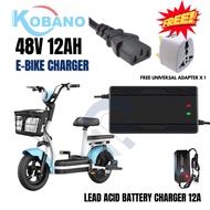 EBIKE BATTERY CHARGER 48V 12AH | ELECTRIC BIKE SCOOTER CHARGER 6DZF 6-DZF BATTERY CHARGER