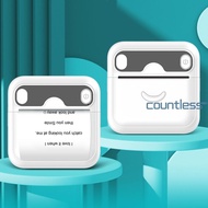 Pocket Mini Printer Inkless Bluetooth-compatible Printer Self-adhesive Sticker [countless.sg]
