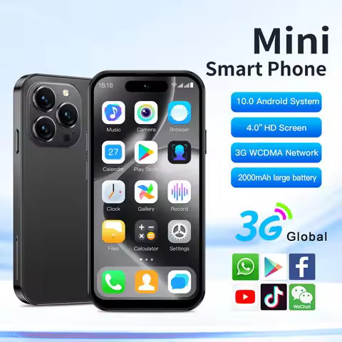 Official SERVO S16 Mini Cute Android Smartphone 4.0" Display 3G WCDMA 2GB+16GB Google Play Super Sma