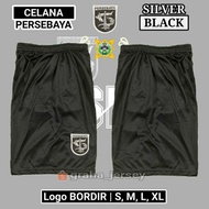 LOKAL Persebaya Alternate 3rd BRI Liga 1 2022 - 2023 Black Silver Latest Local Football Pants