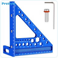 High Precision 3d Multi-Angle Measuring Tool Anodized Finish Miter Angle Ruler Portable for Woodwork
