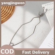 YANGWEN 25.5CM Stainless Steel Crucible Tong Crucible Clamp Crucible Pliers White Gold Bowl Melting 