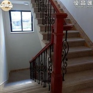 碧桂園別墅室內組裝樓梯扶手案例鍛造鐵藝大門不鏽鋼屏風
