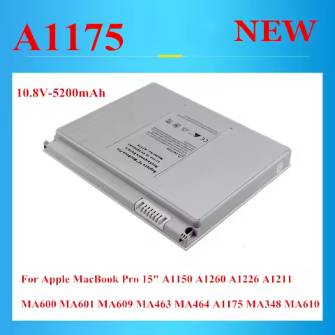 10.8V A1175 MA348 For Apple MacBook Pro 15" A1150 A1260 A1226 A1211 MA600 MA601 MA609 MA463 MA464