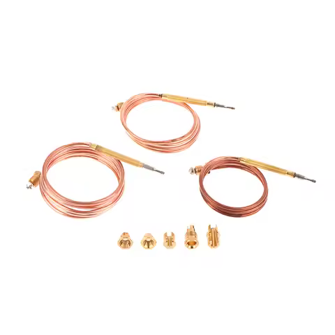 【LM】1pcs Copper Probe M6/M8 60/90/150CM Thermocouple Replacement Set For Gas Furnaces Boilers Water 