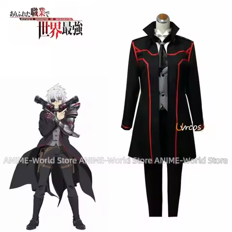 Hajime Nagumo Cosplay Costume Black Outfit Wig Anime Arifureta Shokugyou De Sekai Saikyou From Commo
