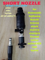 PRESSURE WASHER PARTS SHORT NOZZLE W/ ON/OFF VALB FIT FOR KAWASAKI FUJIHAMA LUTIAN SHARK SUZUKI INNOVA MANTRA MAXIPRO OXFORD305 FIXMAN