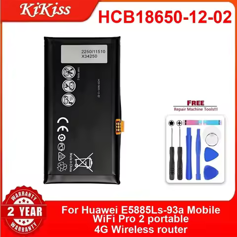 Battery For Huawei E5885Ls-93a 4G portable WiFi 2 Pro Wireless router,HCB18650-12-02 High-Durability