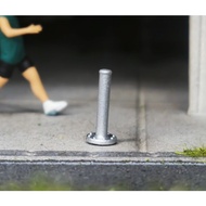 Bollard Road Barrier 1/64 Accessories Model Diorama Miniature Bench Diorama Diecast Hot Wheel Dioram
