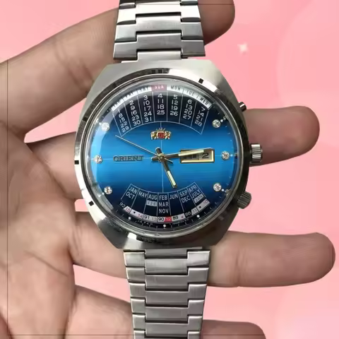 Orient Series Full-Function Japanese Movement Sports Mechanical Watch Large Ultra-Thin Dial World Ti