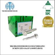MK BRAND DSM-HO516 SELF DRILLING SCREW (ZP) #10x5/8" (1000PCS/BOX)
