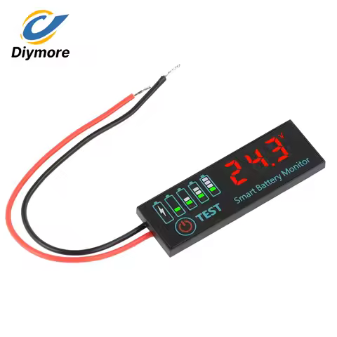 3S-14S DC7-55V LED Indicator Battery Level Indicator 12V 24V 36V 48V 18650 Lithium Battery Capacity 