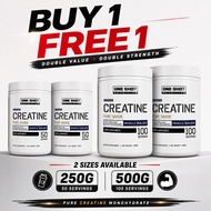 Buy 1 Free 1 | Micronized Creatine Monohydrate Powder - One Shot Nutrition | 100% Original (Total 2 
