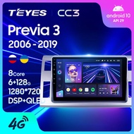 TEYES CC3 For Toyota Previa 3 III XR50 Estima 2006-2019 RHD Car Radio Video Player stereo GPS Android 10 vehicle car GPS