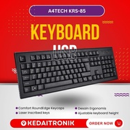 A4TECH KRS 85 USB BLACK CABLE KEYBOARD ORIGINAL KRS85 ROUNDED EDGEnatural