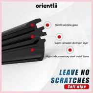 ORIENTLIIY Refill Strips, 14/16/17/18/19/20/21/22/24/26/28 Inch Easy To Replace Car Wiper, Durable R