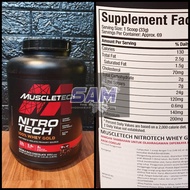Suplemen Fitness MUSCLETECH Nitrotech Ripped 4 lb Malang Whey Protein Nitro