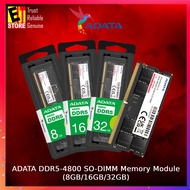 ADATA 8GB / 16GB / 32GB DDR5 4800MHZ SODIMM LAPTOP MEMORY / LAPTOP RAM
