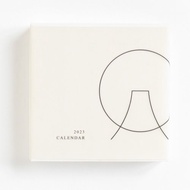 富士山的日与夜 2023月曆 桌曆  聖誕節交換禮物 極簡風格