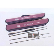 ABU GARCIA GAMBIT 2 SPINNING/BAITCASTING(BC) 4 PIECES TRAVEL ROD